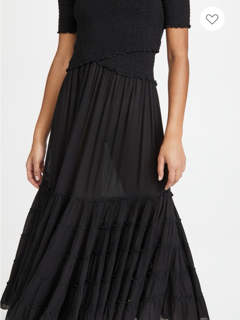 Poupette St. Barth Black Maxi Dress